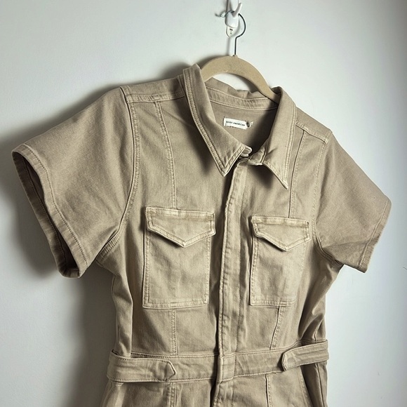 Anthropologie Good American Fit For Success Tan Mini Dress Size XL - Picture 4 of 10